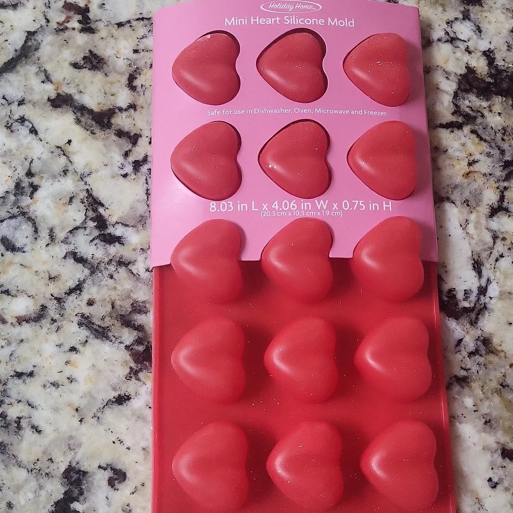 Mini Heart Silicone Molds Bundle of 8